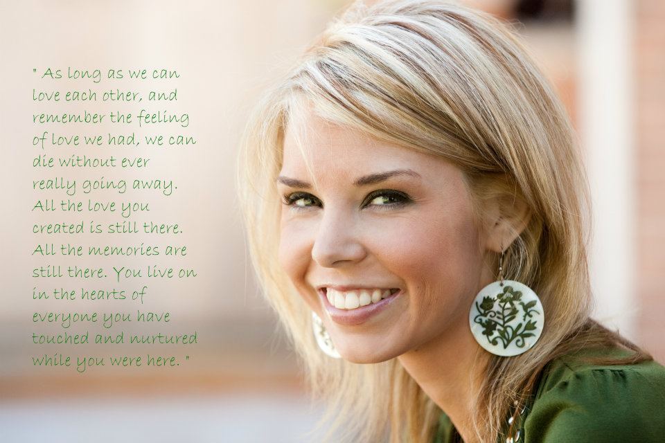 Brooke Bolley — the best friend who inspired Simply From The Heart