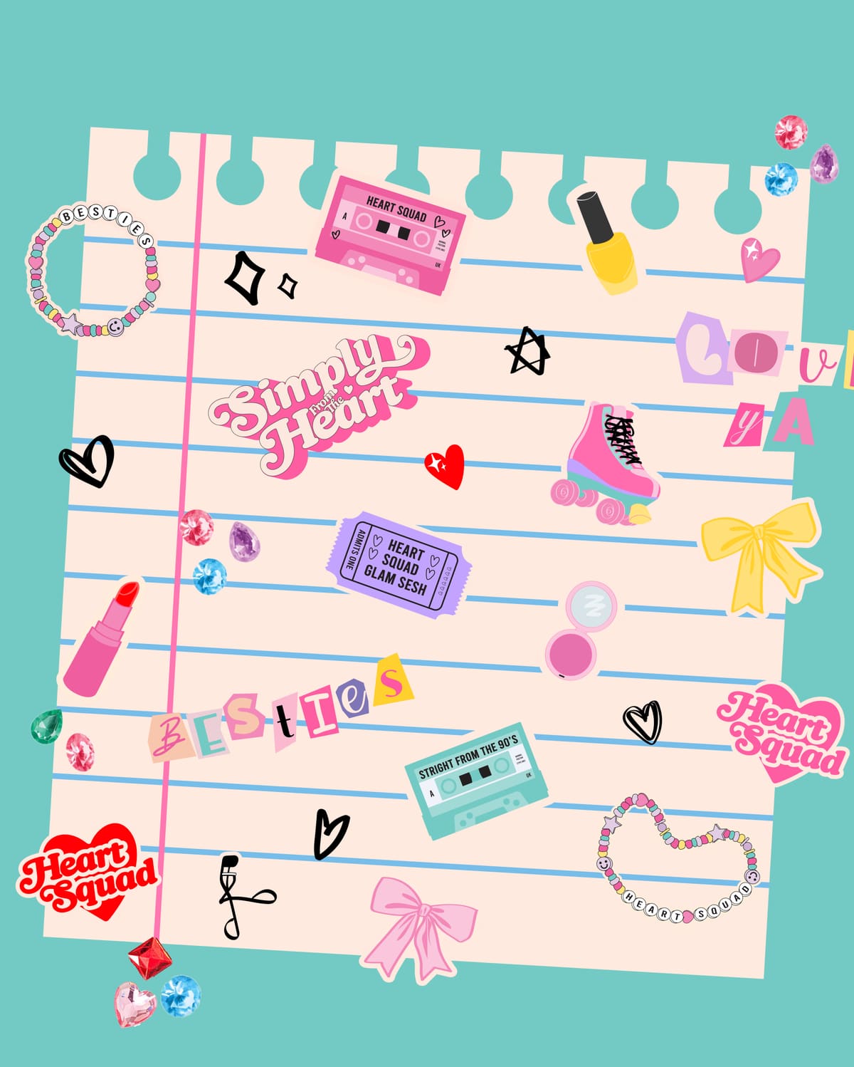 The Heart Squad scrapbook